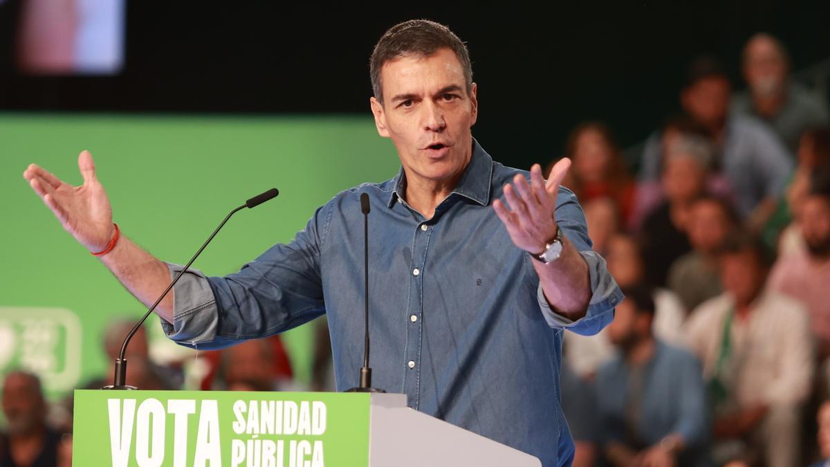 El secretario general del PSOE y presidente del Gobierno, Pedro Sánchez