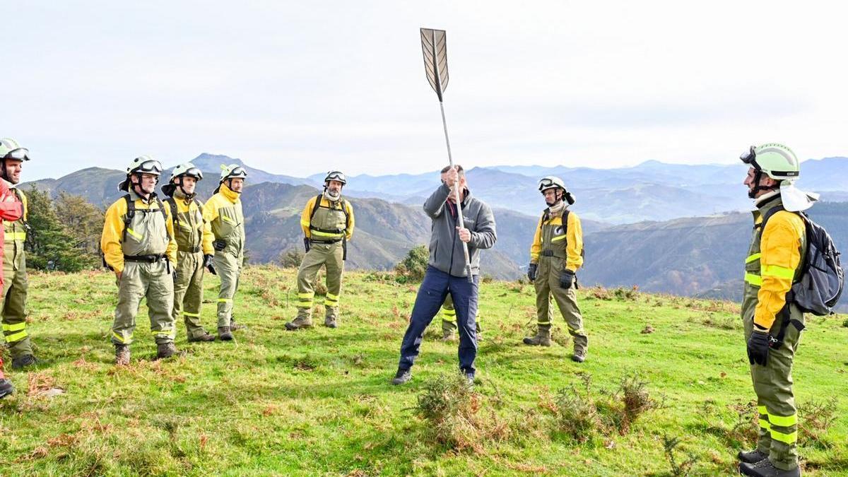 Prácticas de los guardas forestales de la Diputación Foral de Gipuzkoa
