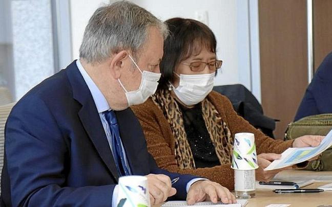 El consejero Azpiazu, ayer, en Tokio. | FOTO: N.G.