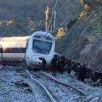 Imagen del tren de Renfe sinisetrado en Adamuz.