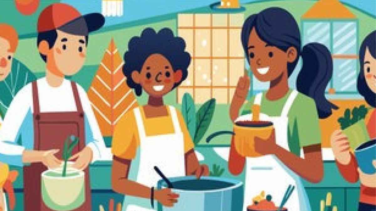 Aperribai celebra este sábado la cuarta comida comunitaria con arroz con pollo halal de menú