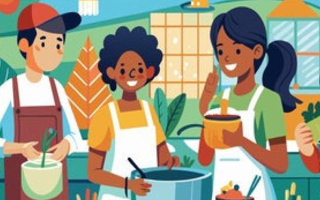 Aperribai celebra este sábado la cuarta comida comunitaria con arroz con pollo halal de menú / Ayuntamiento de Galdakao Aperribai celebra este sábado la cuarta comida comunitaria con arroz con pollo halal de menú