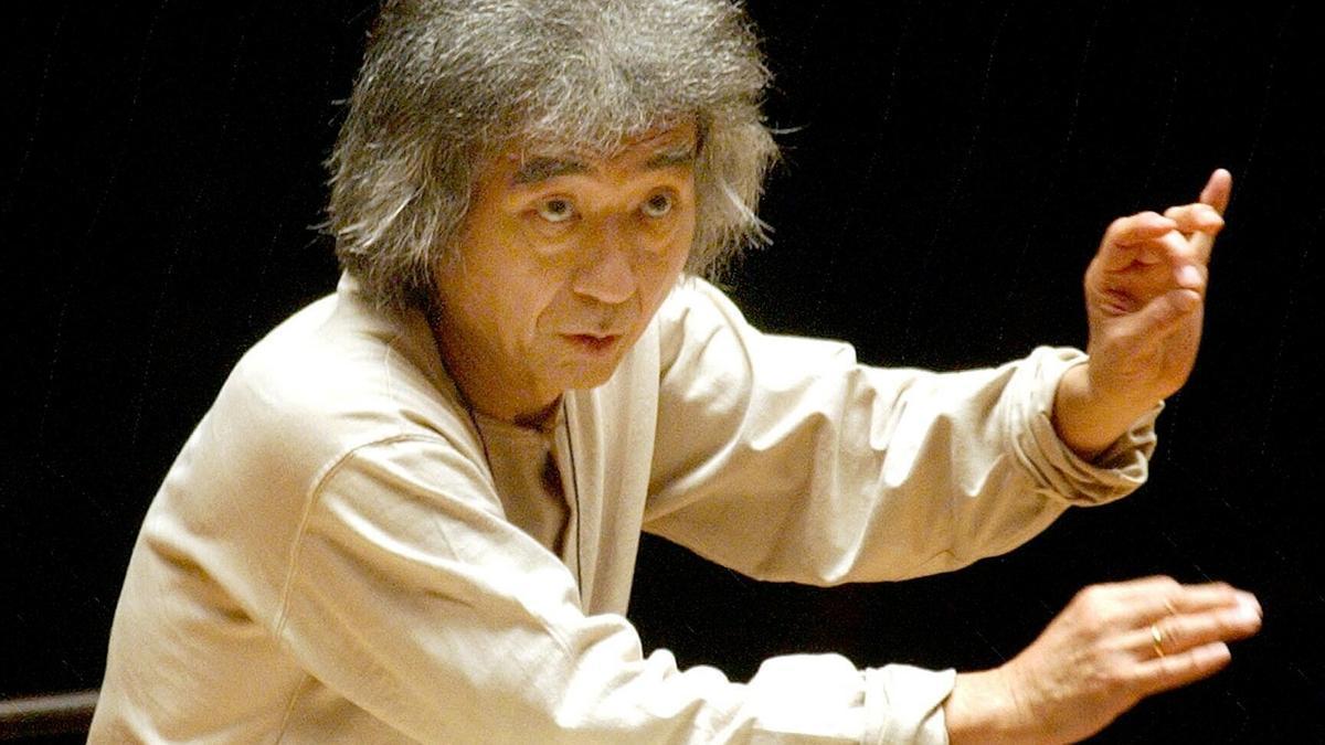 El prestigioso director de orquesta Seiji Ozawa.