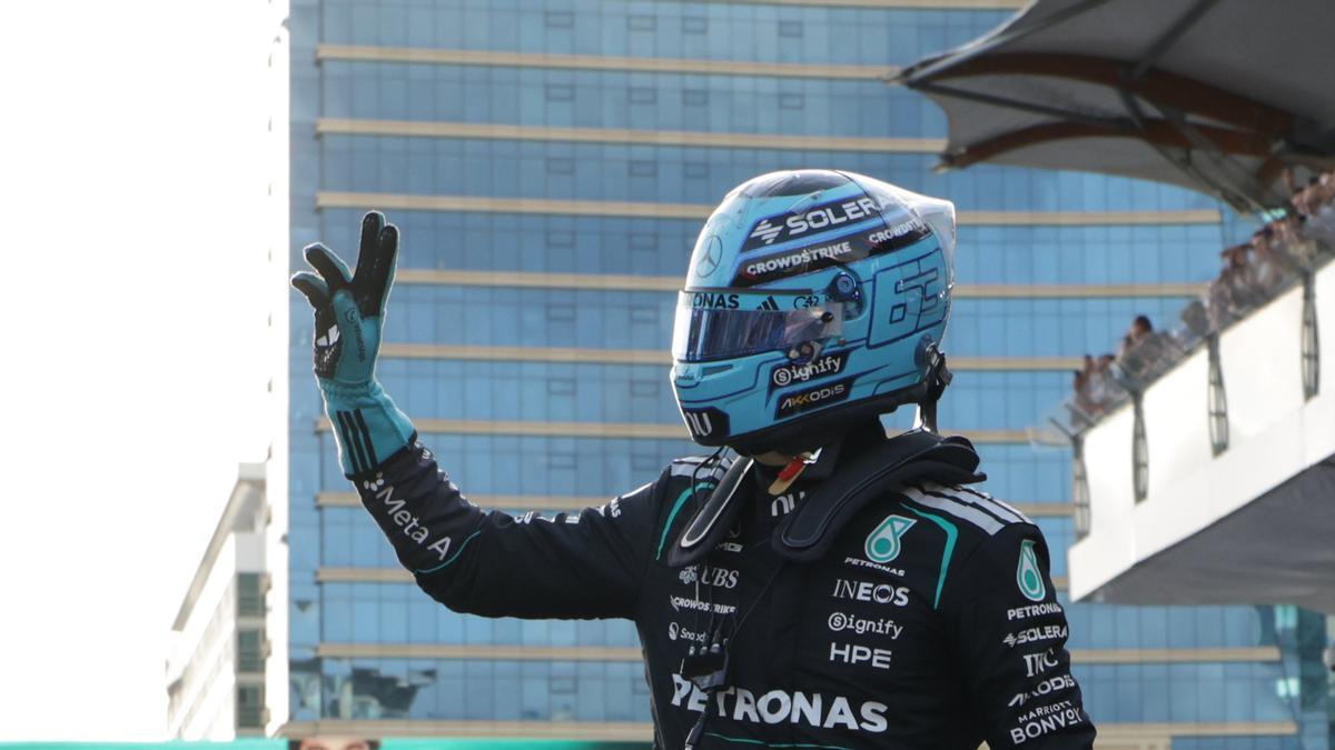 George Russell se impuso en el Gran Premio de Azerbaiyán.