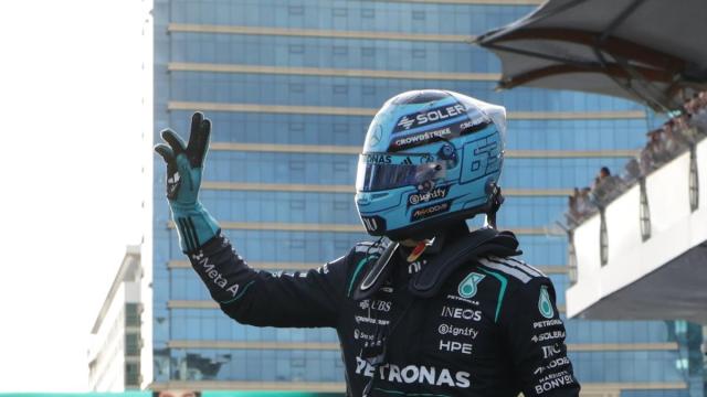 George Russell se impuso en el Gran Premio de Azerbaiyán.