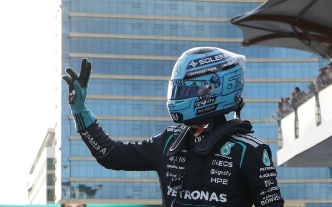 George Russell se impuso en el Gran Premio de Azerbaiyán.