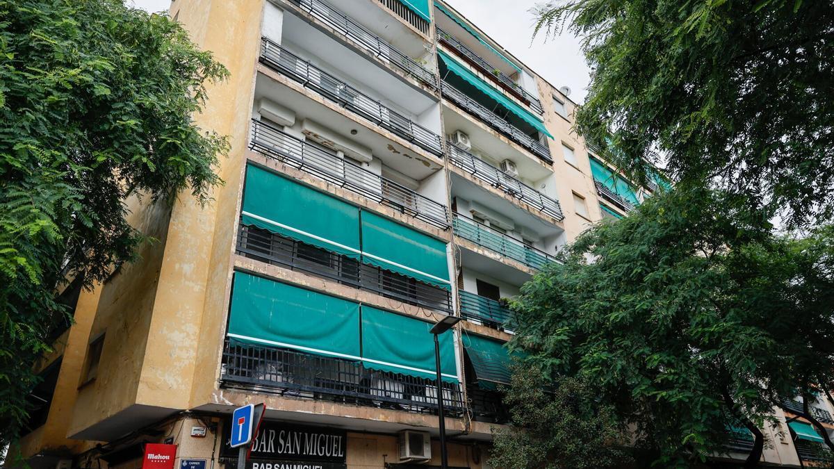 El edificio en el que se encontró el cadáver.