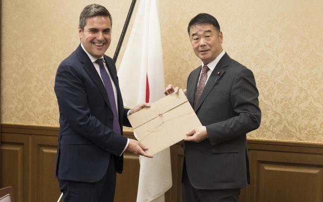 El consejero de Industria, Transición Energética y Sostenibilidad, Mikel Jauregi, en Japón / Irekia El consejero de Industria, Transición Energética y Sostenibilidad, Mikel Jauregi, en Japón
