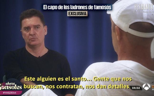 'Y ahora Sonsoles' entrevista al ladrón de los famosos. 'Y ahora Sonsoles' entrevista al ladrón de los famosos.