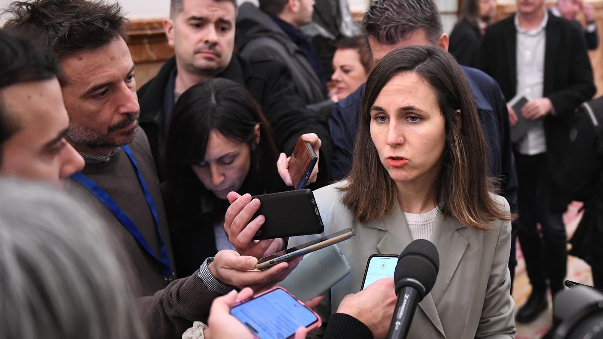 La secretaria general de Podemos, Ione Belarra | Belarra ha criticado que PNV y Junts sean los "cachorritos" de Repsol.