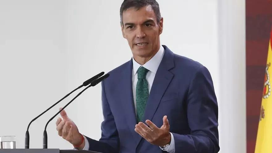 Sánchez, en un acto.