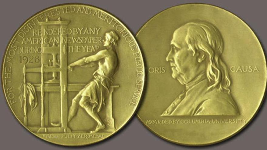 Medalla de oro del Premio Pulitzer.