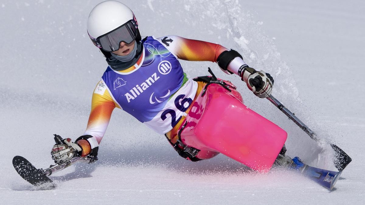 La esquiadora Audrey Pascual