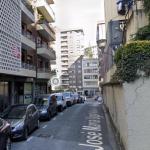 El accidente laboral mortal ha ocurrido en la calle José María Ugarteburu de Bilbao. Google Maps