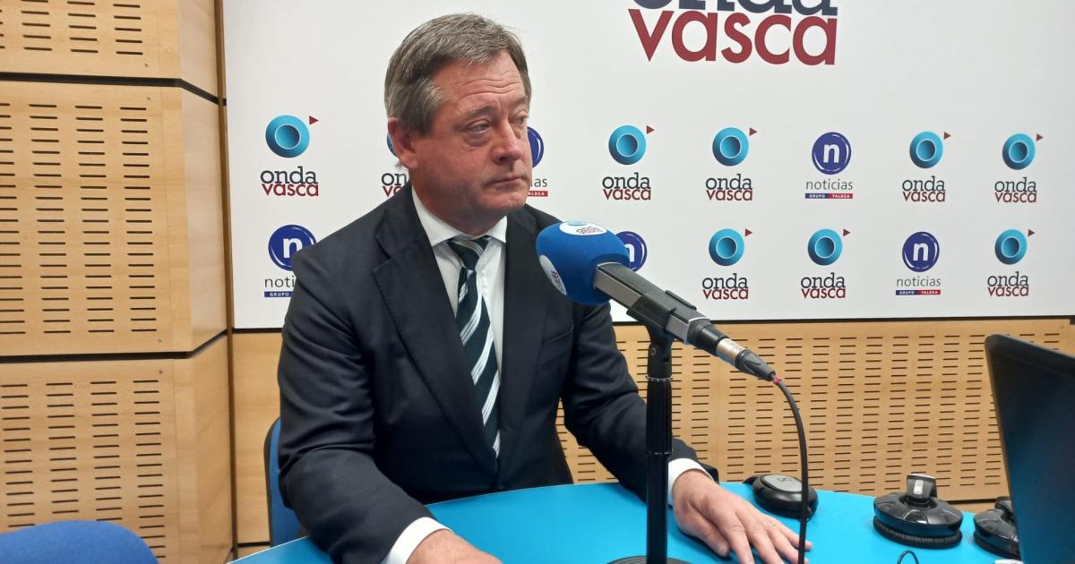 El consejero Bingen Zupiria en una imagen de archivo de Onda Vasca