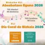 Cartel del XLI Abesbatzen Eguna.