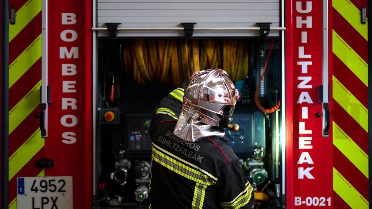 Imagen de archivo de un bombero. CEDIDA 