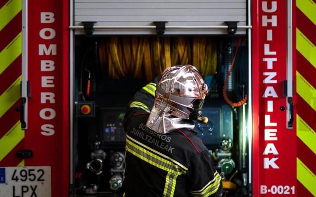 Imagen de archivo de un bombero. CEDIDA 