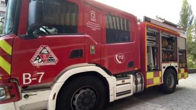 Un camión de bomberos de Vitoria-Gasteiz. EP