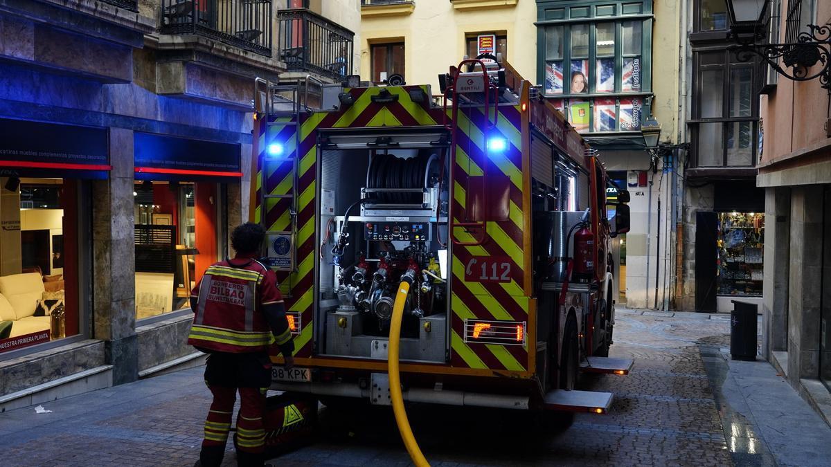 Imagen de archivo de los Bomberos de Bilbao / DEIA - Miguel Acera