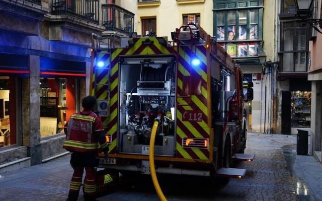 Imagen de archivo de los Bomberos de Bilbao / DEIA - Miguel Acera