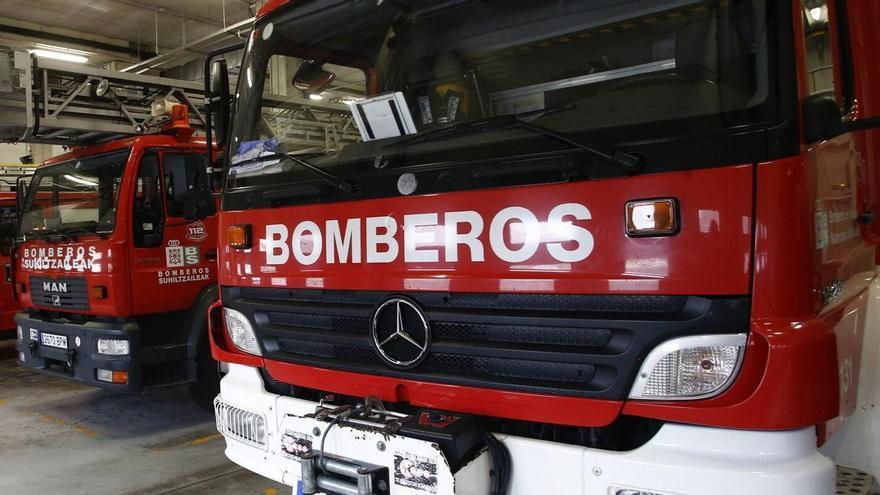 Camiones de bomberos del parque de Trinitarios. Patxi Cascante