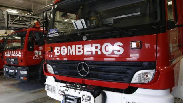 Camiones de bomberos del parque de Trinitarios. Patxi Cascante