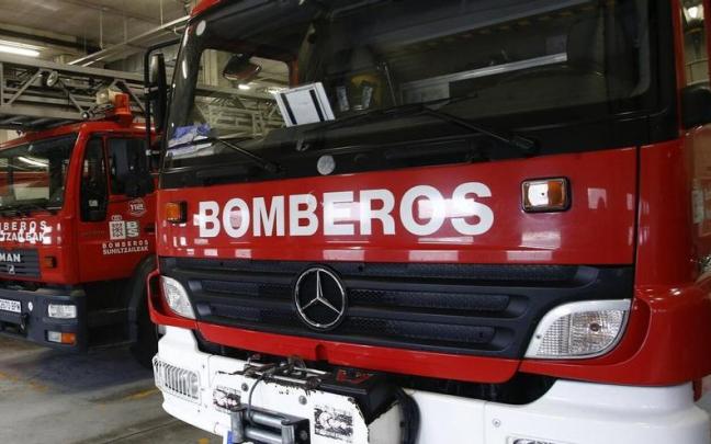 Camiones de bomberos del parque de Trinitarios. Patxi Cascante