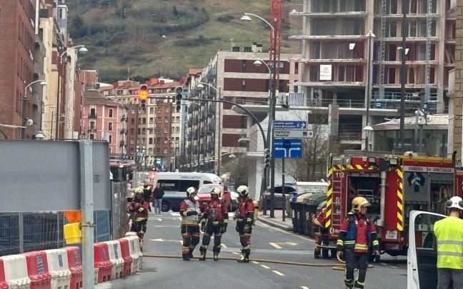 Fuga de gas en la calle Luis Briñas de Bilbao | Deia