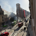 Camión de la limpieza incendiado. ONDA VASCA