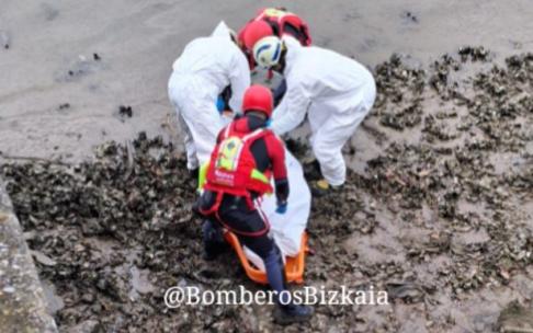Imagen del rescate Bomberos de Bizkaia
