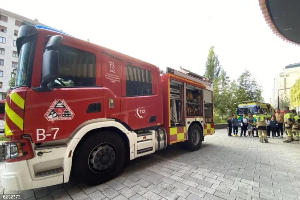 Camión de los Bomberos de Vitoria-Gasteiz. EP