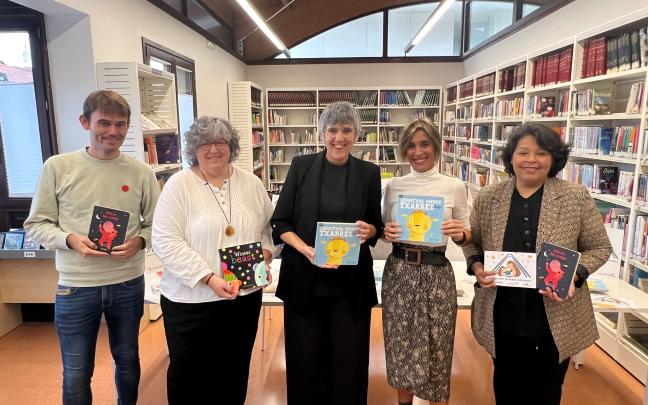 Presentación, esta mañana, de la tercera edición de Bookstart Euskadi-Gipuzkoa