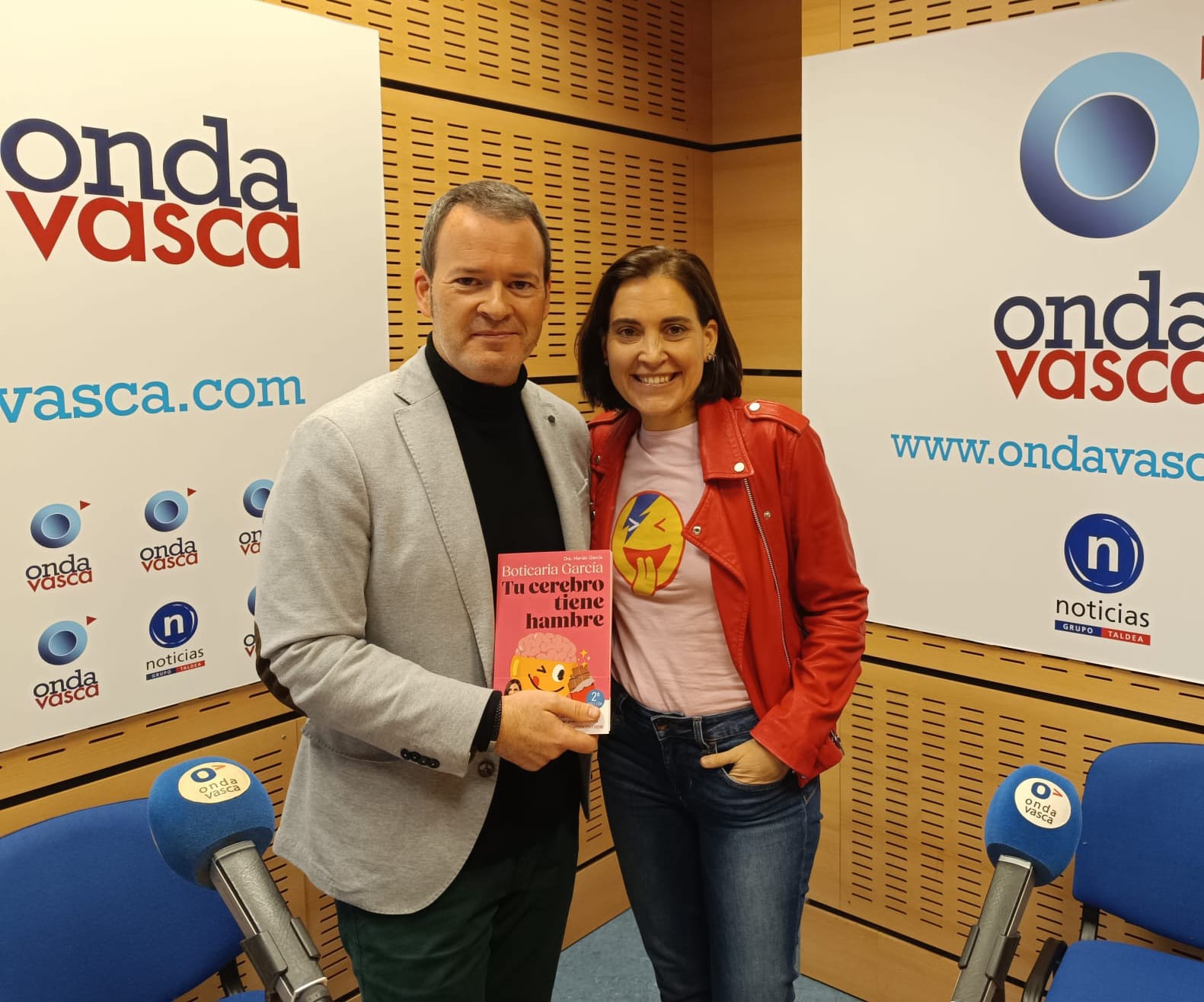 Boticaria García en los estudios de ONDA VASCA