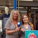 Susana Alaguero, presidenta de la Asociación de Comerciantes del Casco Viejo de Bilbao y Rosa Pardo, de Boutique de la Media