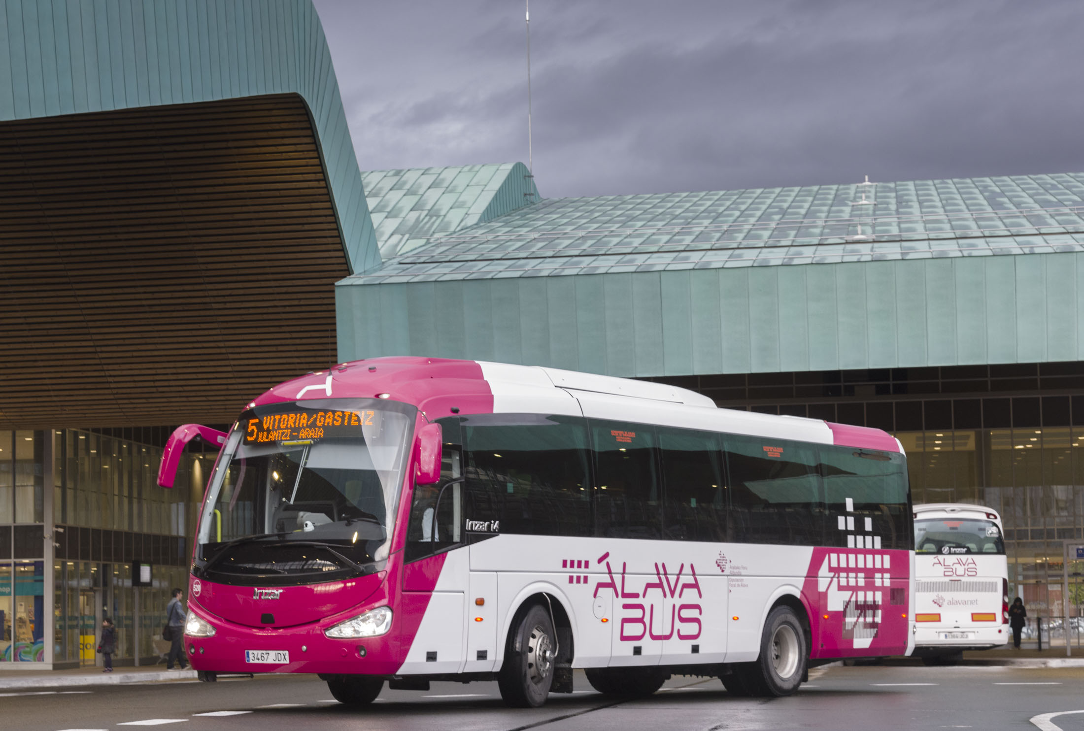 Un autobús de Alavabus. Foto: Diputación de Araba