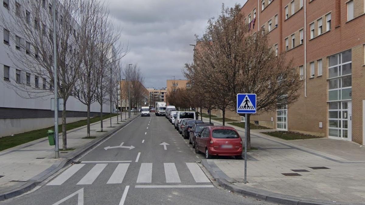 Imagen del paseo Santa Lucía de Pamplona. DNN
