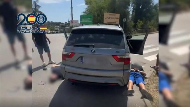 Imagen del momento de la detención.