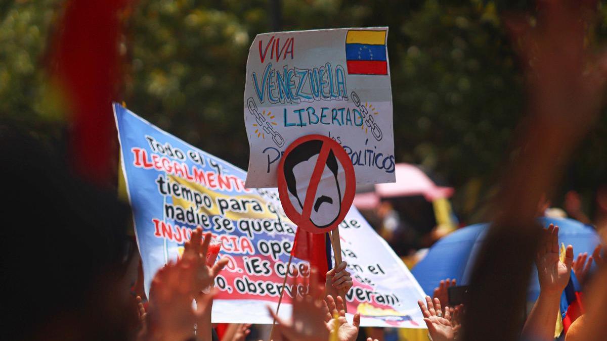 Protestas contra Nicolás Maduro.