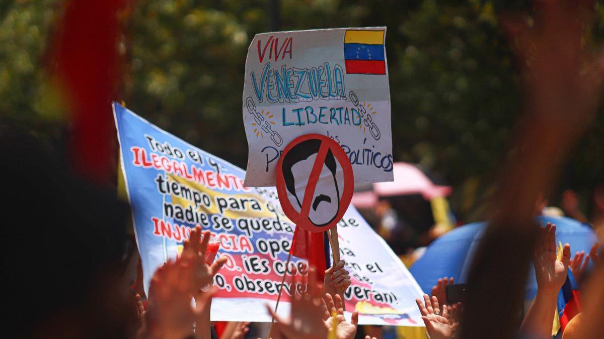 Protestas contra Nicolás Maduro.