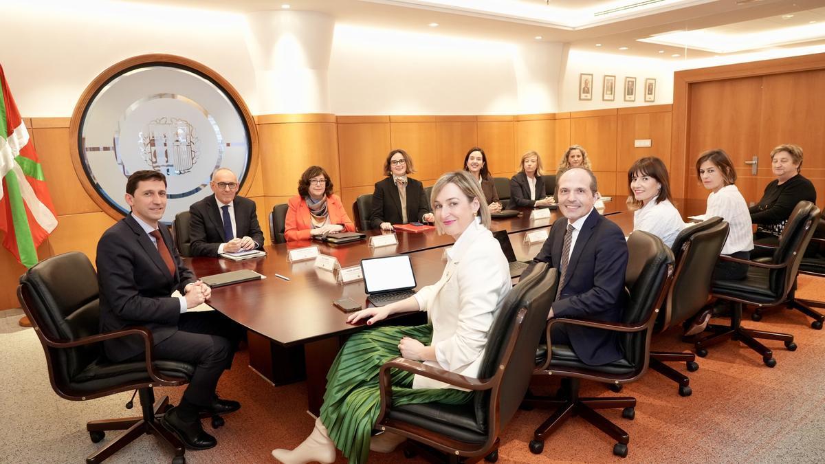 El Consejo Vasco de Finanzas Públicas en una foto de archivo