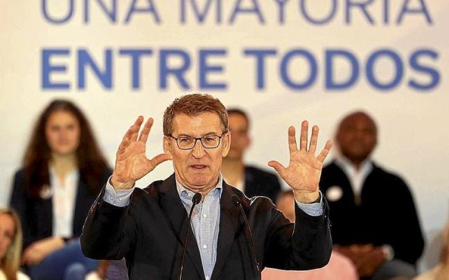 El líder del PP celebró ayer en Zaragoza su primer aniversario al frente de Génova. | FOTO: E. P. El líder del PP celebró ayer en Zaragoza su primer aniversario al frente de Génova. | FOTO: E. P.