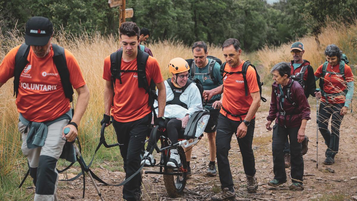 Maider en la silla Joulette