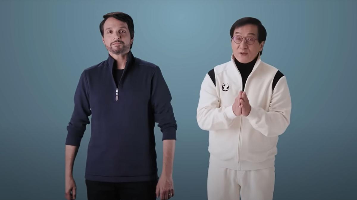 Ralph Macchio y Jackie Chan.