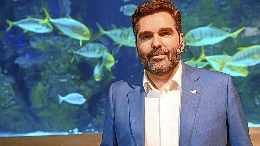 Víctor Lasa, ayer, en su presentación en el Aquarium. | FOTO: ARNAITZ RUBIO