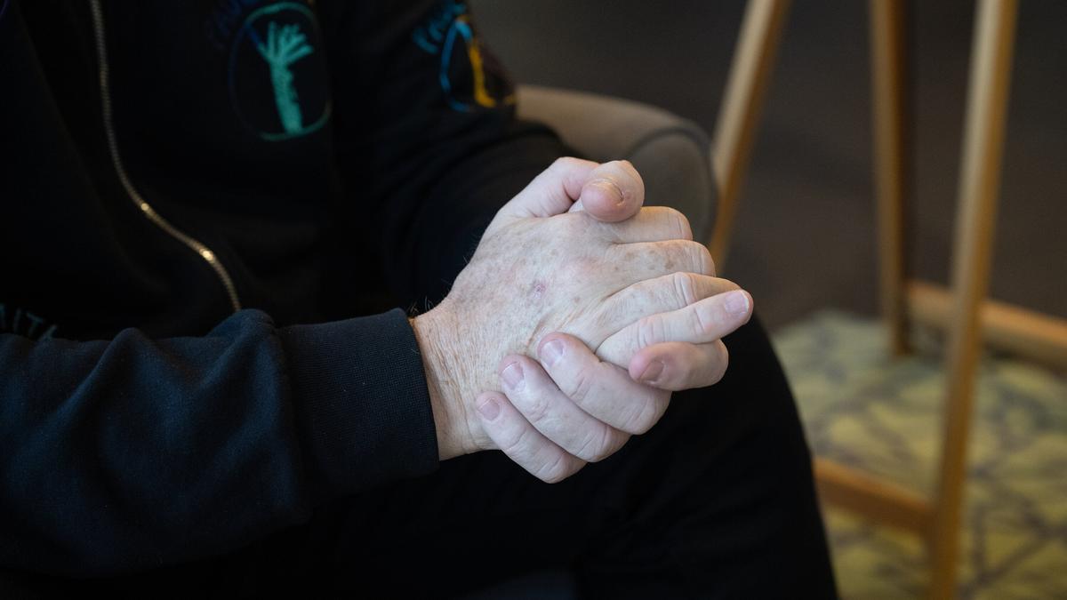 Xavier Cazaubon posa en el Hotel Occidental de Bilbao.