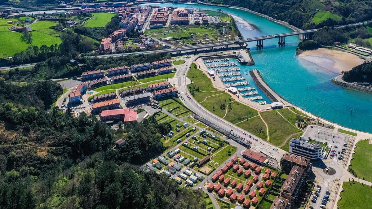 Plano aéreo de Orio.