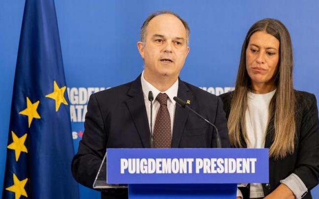El secretario general de Junts, Jordi Turull, con la portavoz del partido en el Congreso, Míriam Nogueras. / EP El secretario general de Junts, Jordi Turull, con la portavoz del partido en el Congreso, Míriam Nogueras.