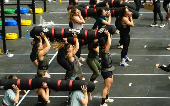 Atletas durante la edición de Northfit Zarautz del año pasado.