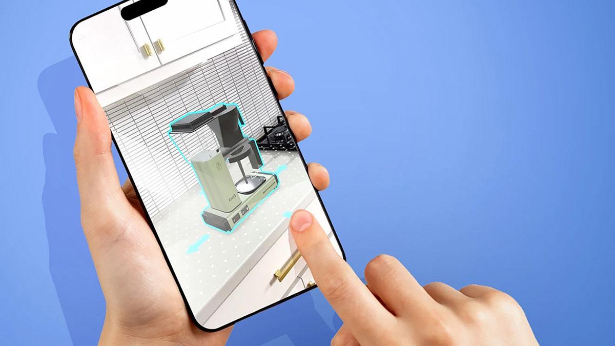 La opción 'Ver en tu habitación' de la App proyecta la imagen tridimensional de tu producto en el espacio en el que quieras ubicarlo.